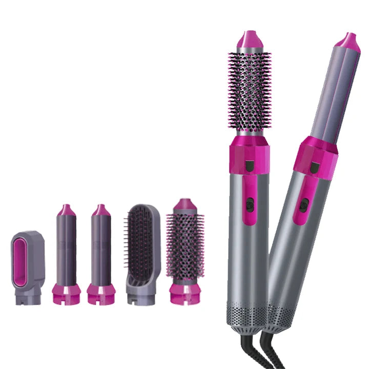 AiraGlow Pro – 5-in-1 Hot Air Styling Brush