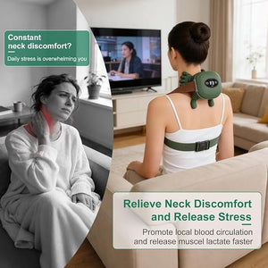 TheraHands neck and shoulder massager used at home for everyday neck relaxation