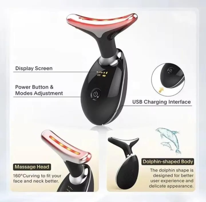 7-in-1 LED Neck & Face Massager